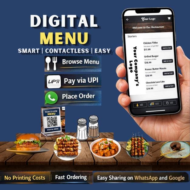 Next Level Digital Menu Card